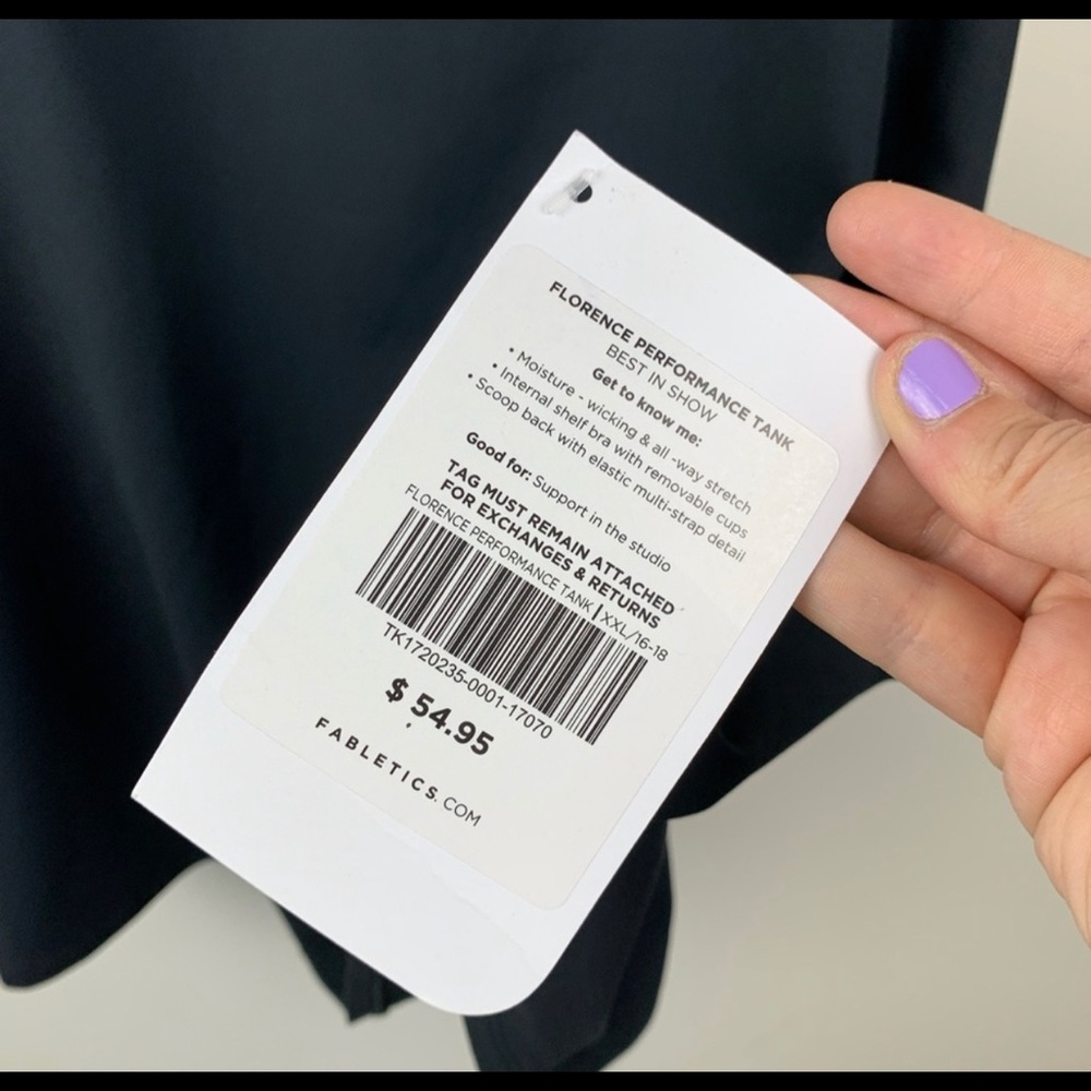 FABLETICS // Florence Performance Tank NWT - Picture 4 of 6